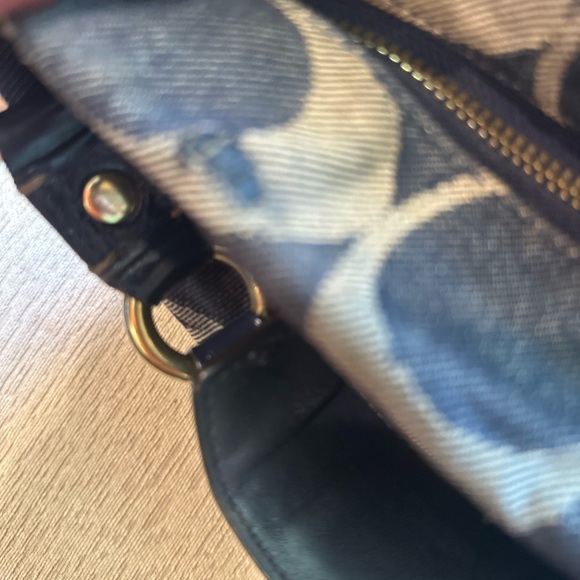 Vintage Denim Coach Handbag - Picture 5 of 8